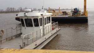 1.29.13 Grand Pass Barge Surveying